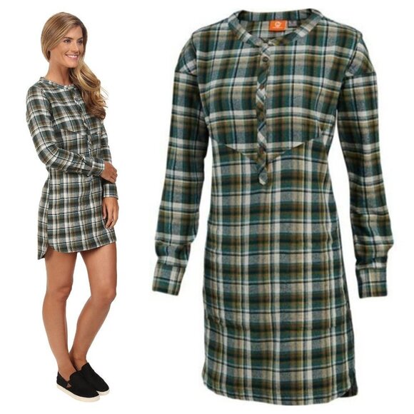 Merrell Dresses & Skirts - NEW Merrell S Vagabond Flannel Tunic Shirt Dress